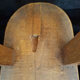 Solid wood farm bench