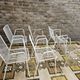 Set of 6 chairs and 1 rocking chair Rio by Emu 1960