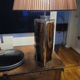 Crome and bakelite lamp