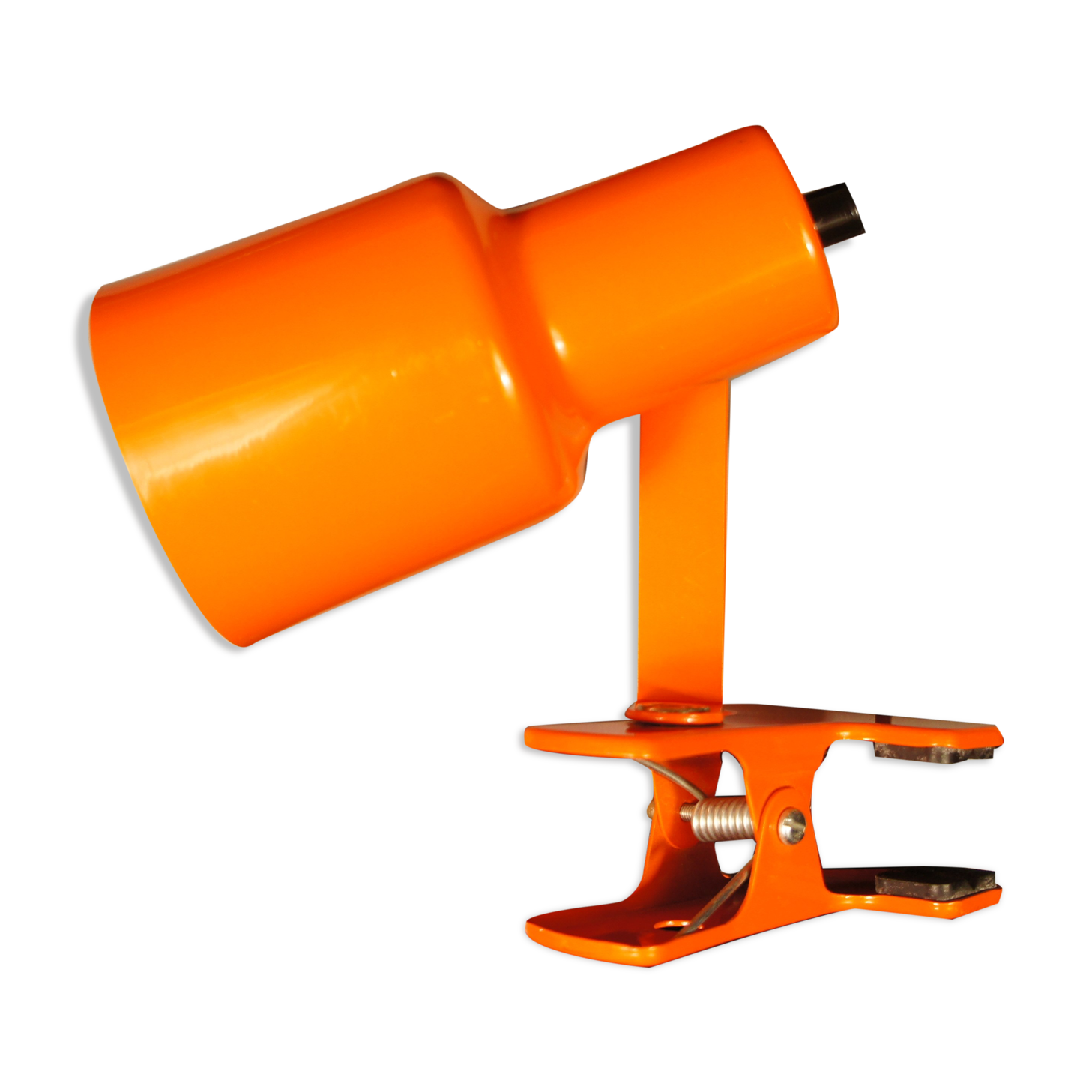 Philips orange 1970 adjustable clamp spot