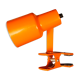 Philips orange 1970 adjustable clamp spot