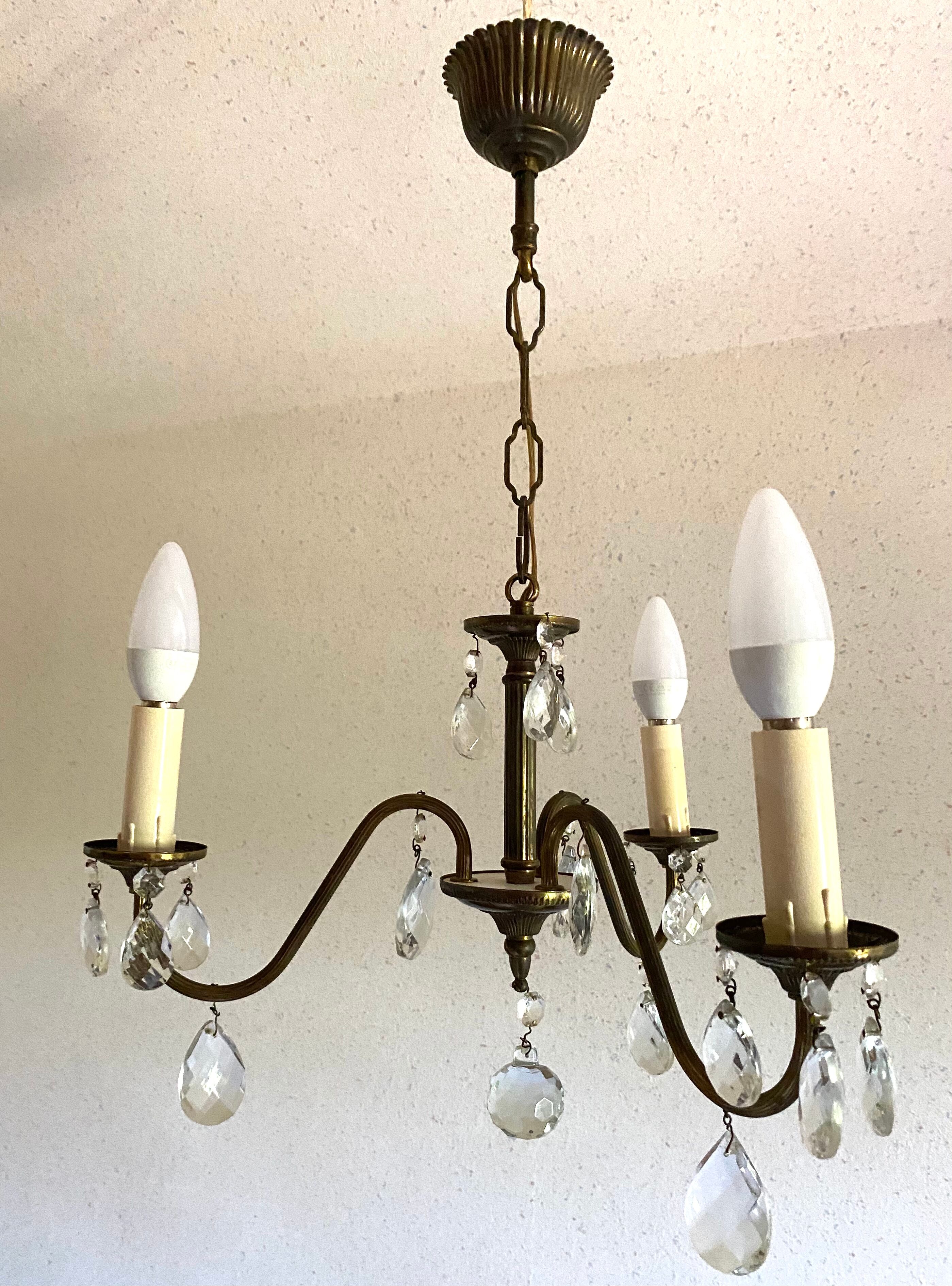 Old grapefruit chandelier
