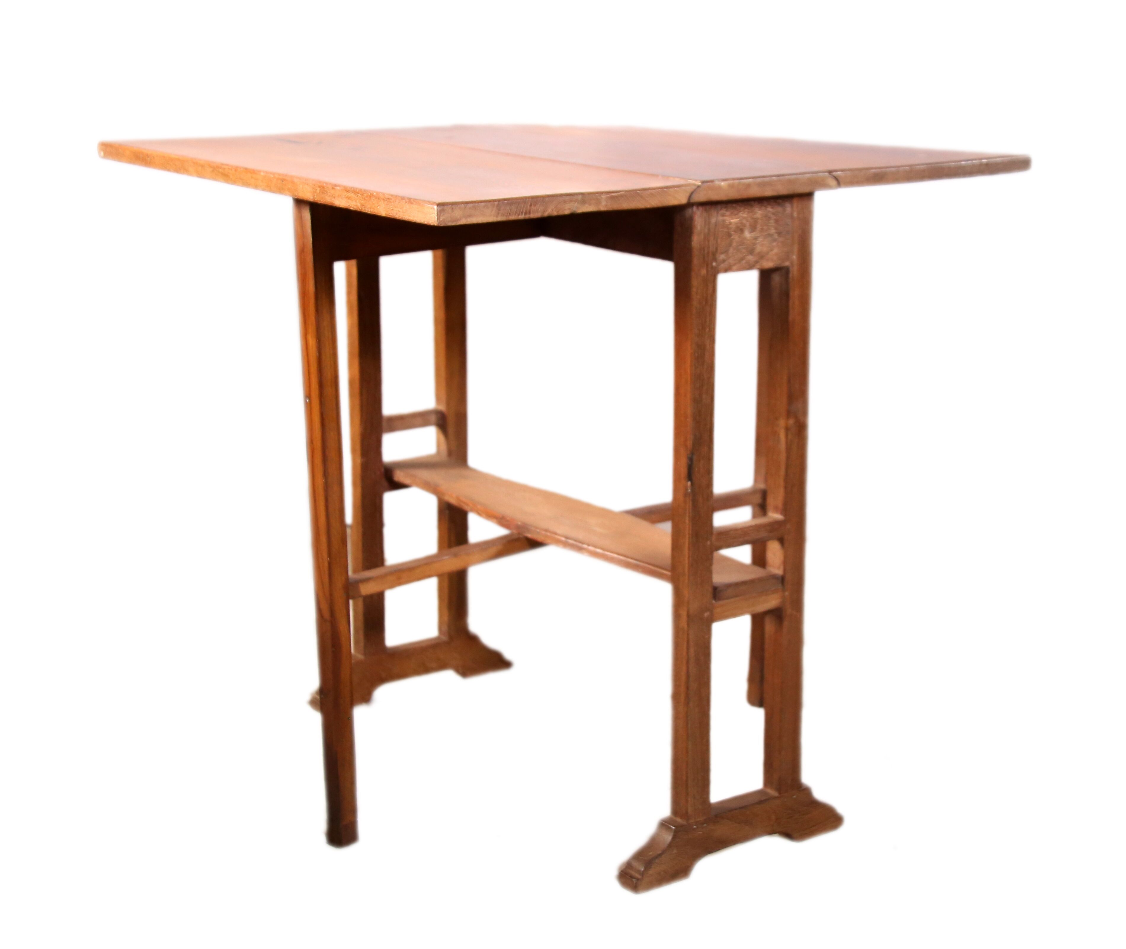 Old Burmese teak folding table