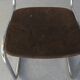 Series of 4 vintage tubular chairs 70