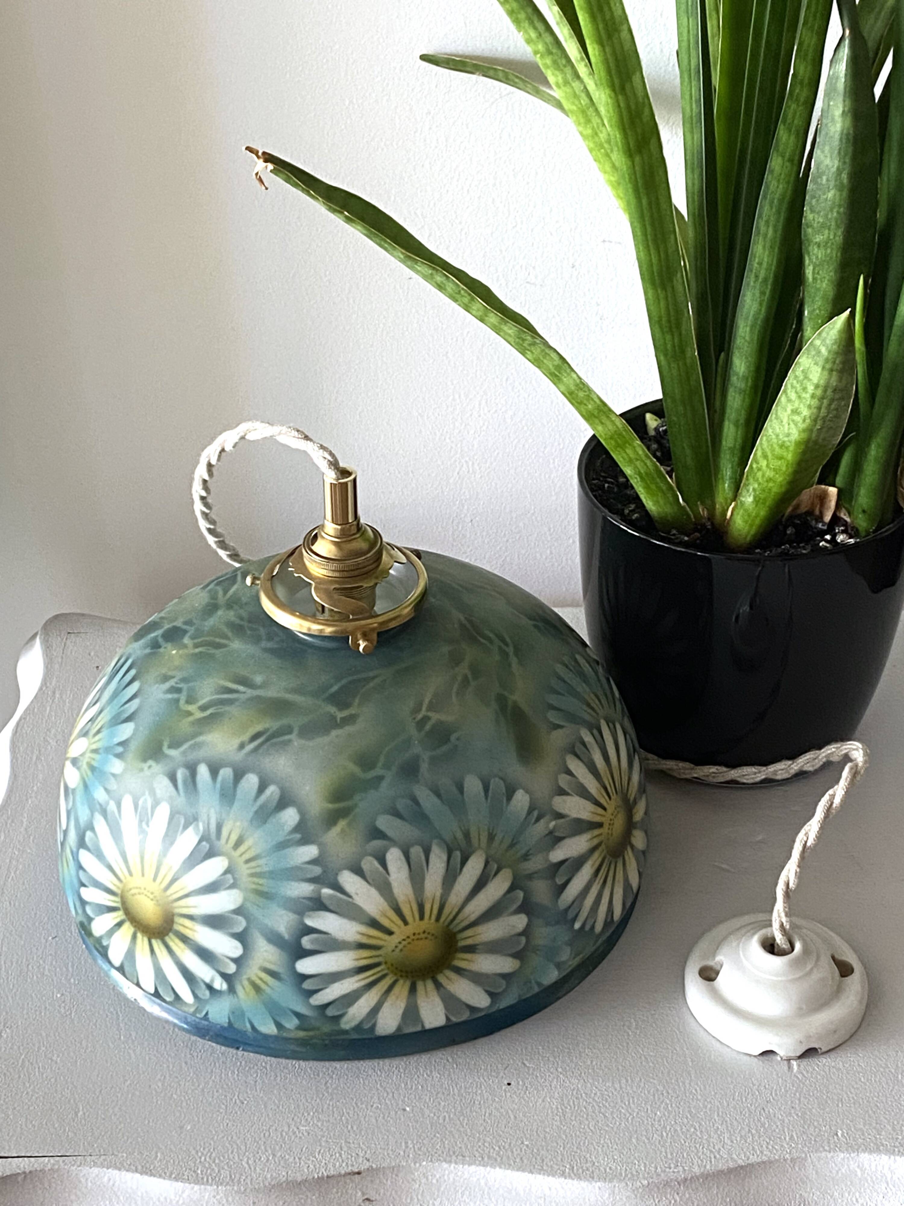 Art Deco “Marguerite” pendant light