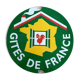 Ancienne plaque en tôle "Gites de France" 46cm 1970