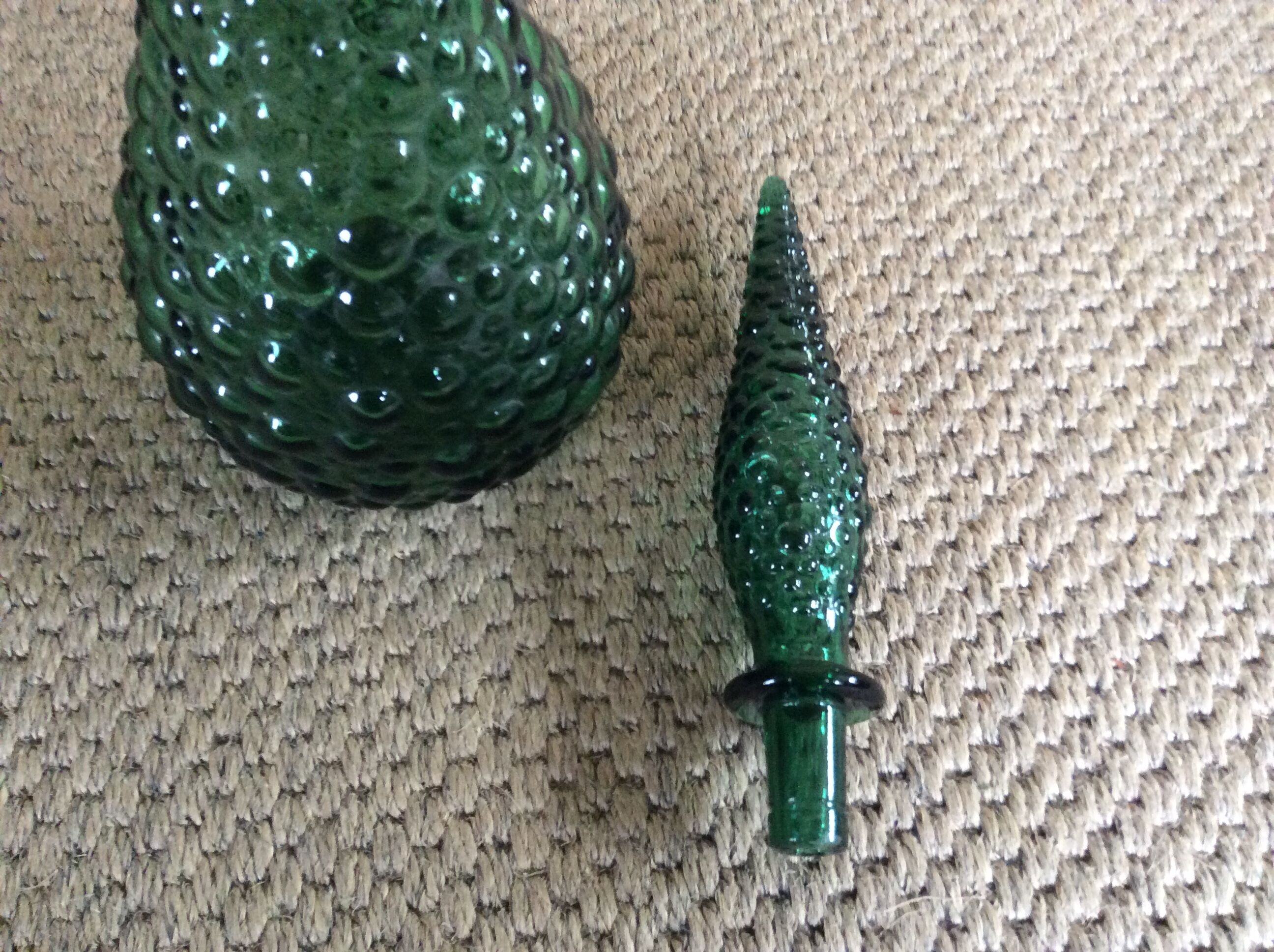 Bouteille empoli verte