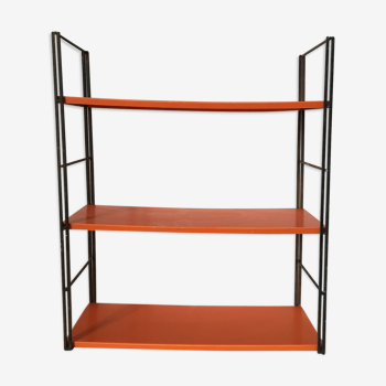 Étagère murale style Tomado orange