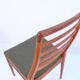 1960s-70s style chairs (4 pieces) in teak, retro vintage style.