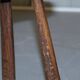 French nursing chair hand-carved in chestnut around 1760