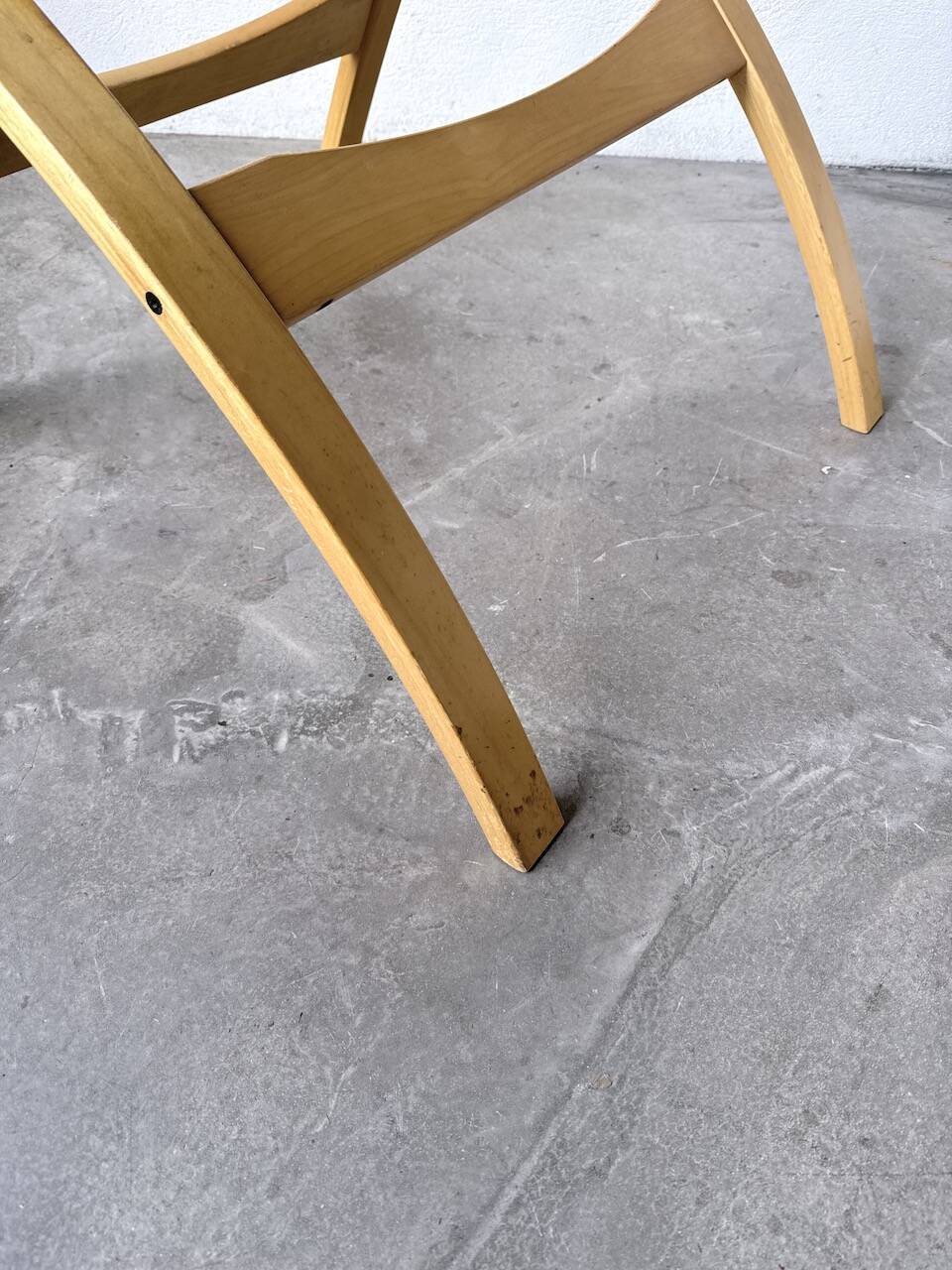 Transat hêtre bois courbé Ikea vintage Kim Samson