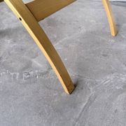 Ikea vintage Kim Samson curved beech wood deck chair