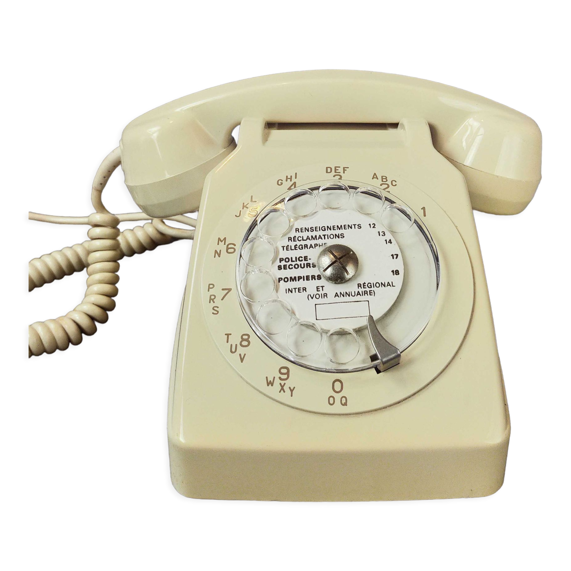Socotel S63 beige dial phone