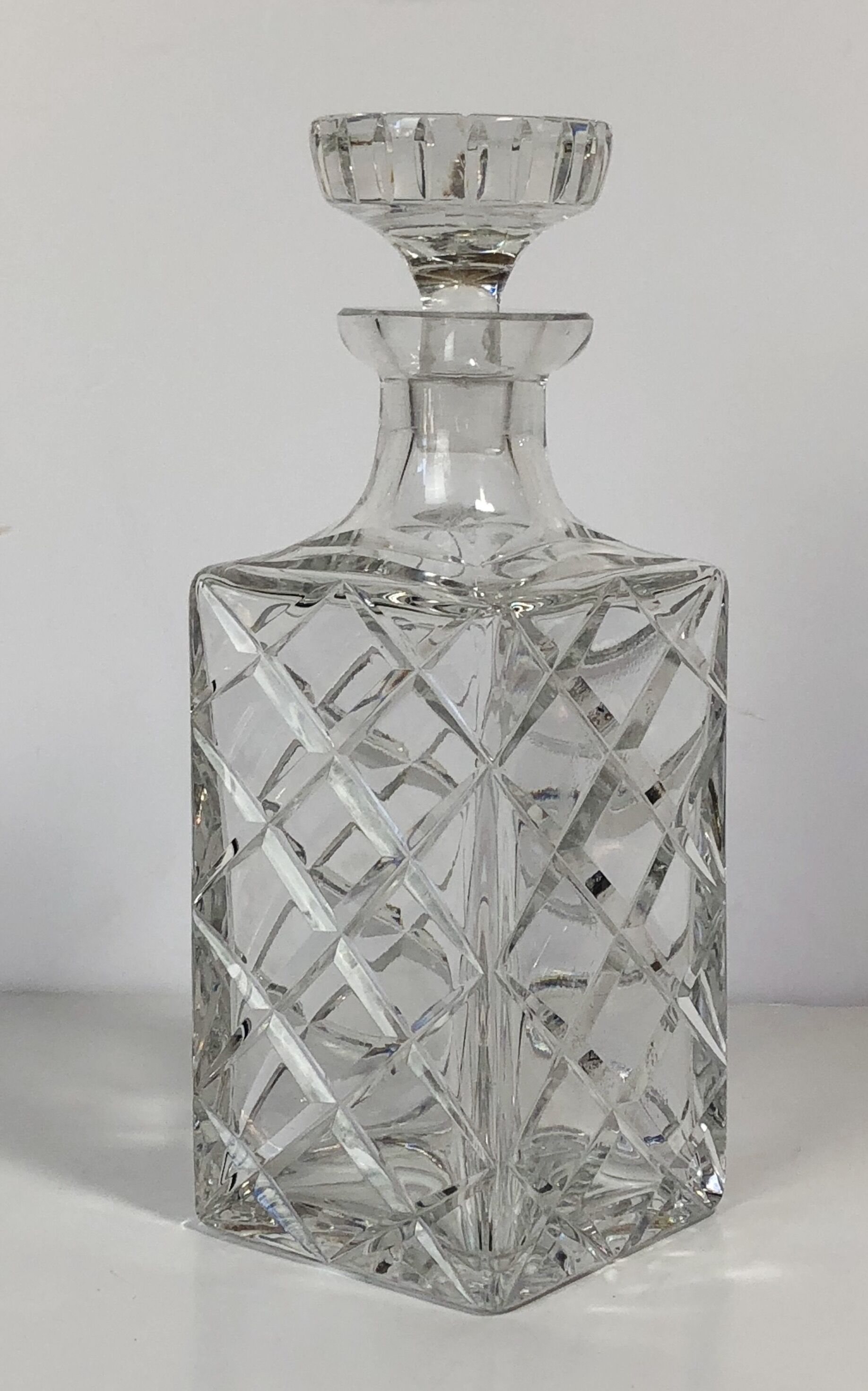 Decanter whiskey old st louis crystal