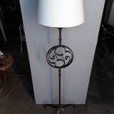 Lamppost wrought iron ep 1930/40 art deco