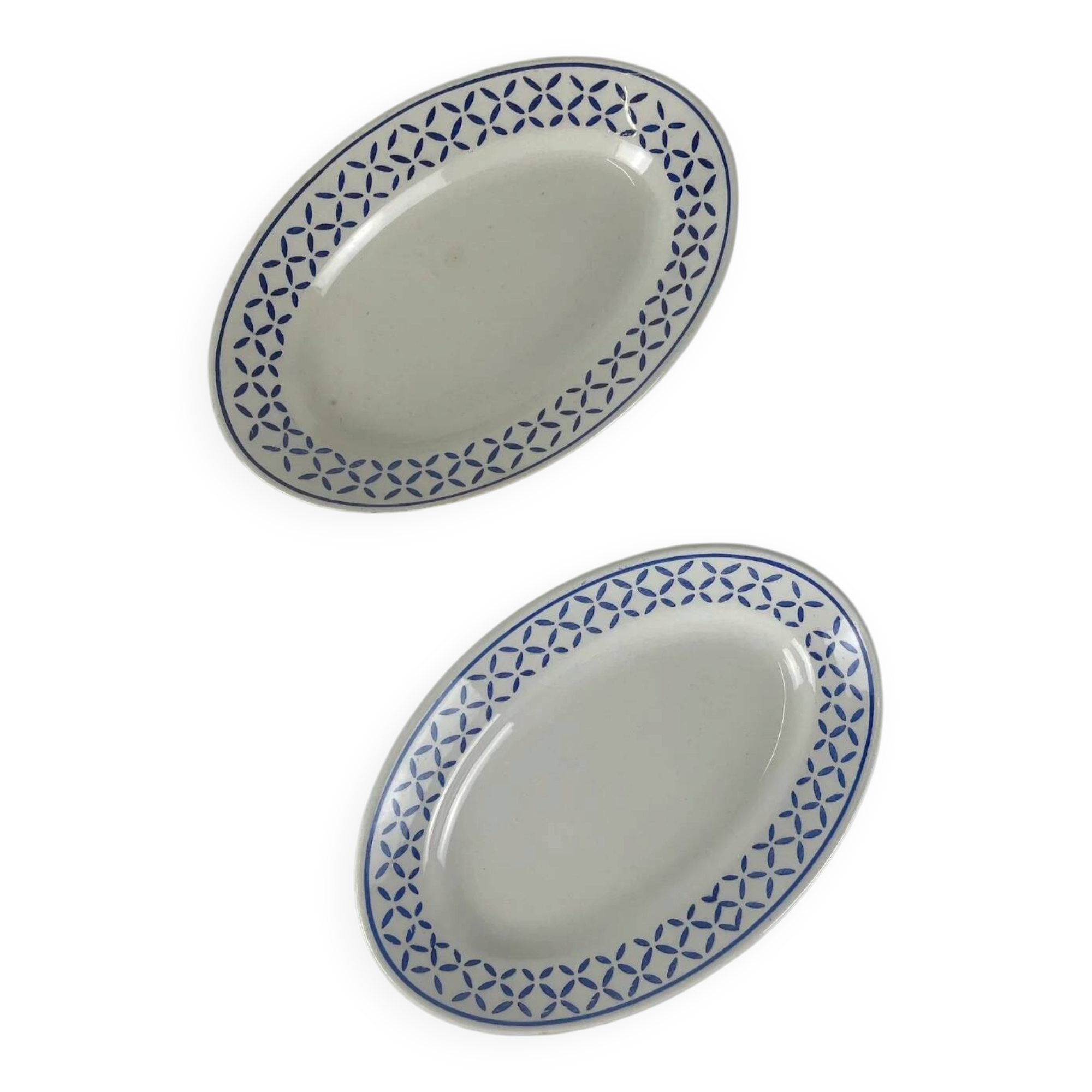 Duo de ravier KG Lunéville modèle "Kleber", milieu XXe siècle