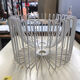 Vintage Johansson white metal fruit bowl