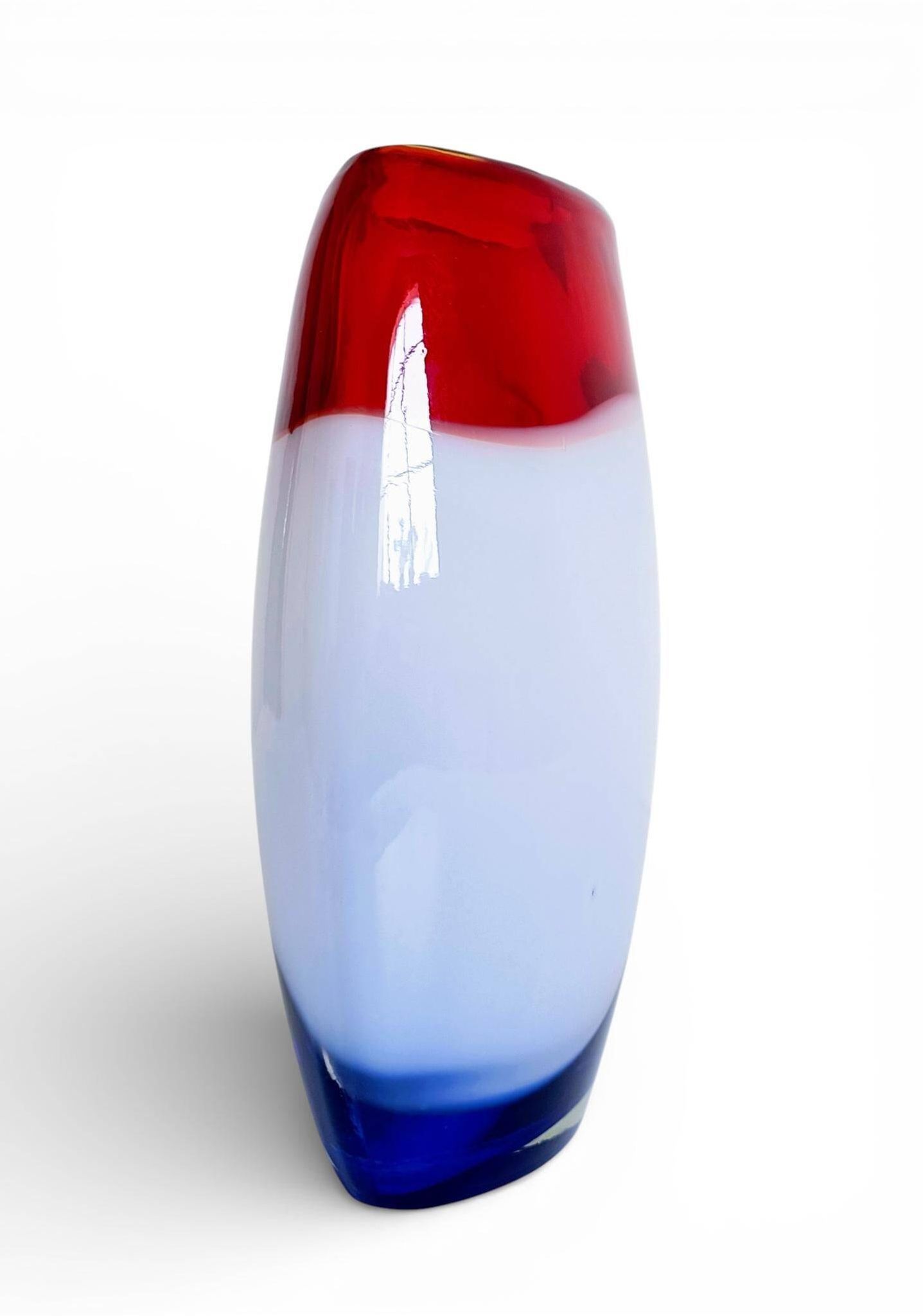 Post-Modern Murano Art Glass Vase by Cose Belle, Italy, 1980s