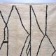 Handmade Moroccan rug from Oued Zam, size 160 x 240 cm.