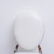 White skai chair and chrome legs