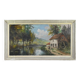 Large Painting “The Mill”, signed Reney – Part 1 of the 20th century