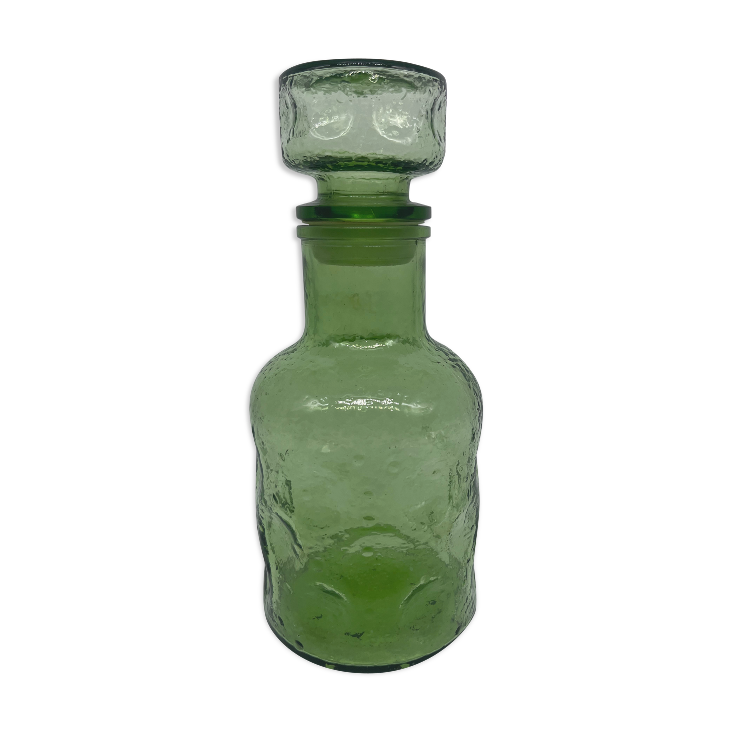 Green decanter 70s