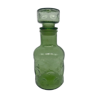 Green decanter 70s