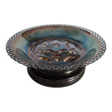 Vintage silver-plated butter dish