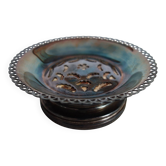 Vintage silver-plated butter dish