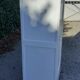 Armoire parisienne 1 porte 3 étagères blanc