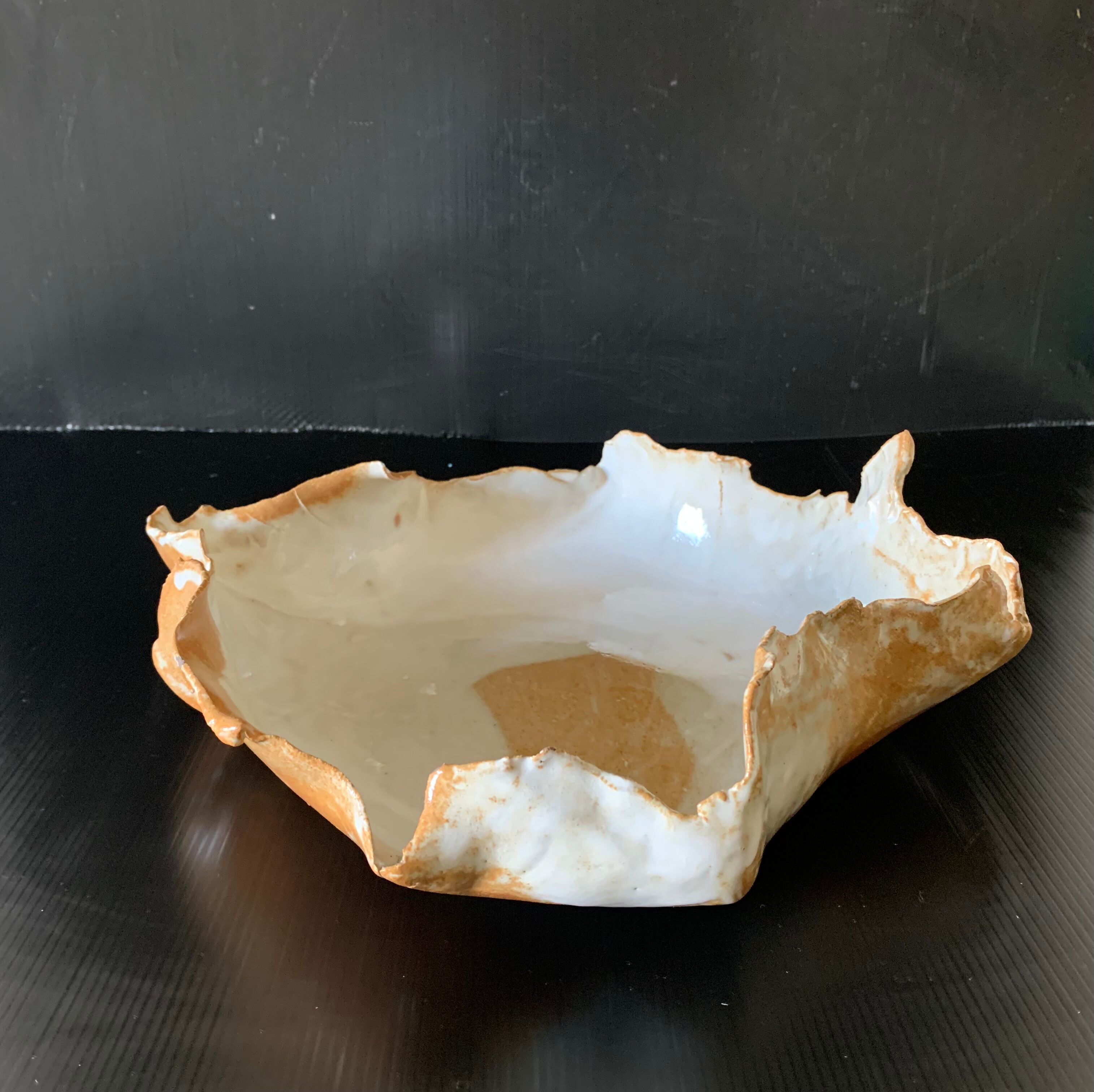 Large ceramic dish sign