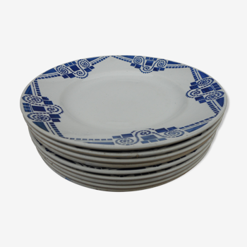 Plates ceramic décor of the 1930