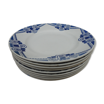 Plates ceramic décor of the 1930