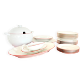 Ladislav Sutnar, dining set by Krasna Jizba, Czechoslovakia, 1903