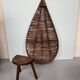 Large vintage plum rack