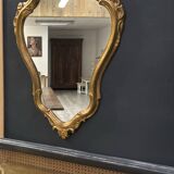 Louis XV style mirror and its console