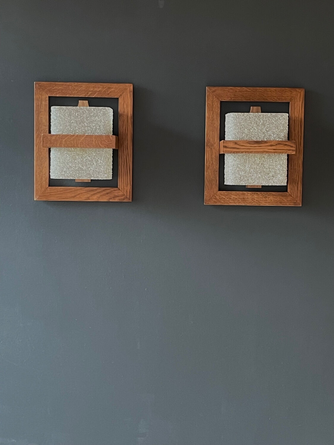 Pair of Scandinavian wall lights
