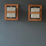 Pair of Scandinavian wall lights