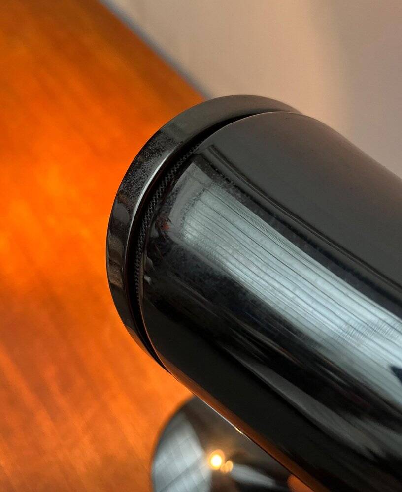 Postmodern table lamp model Ara by Philippe Starck for Flos, 1980s.