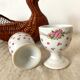 Coquetiers vintage fleuris
