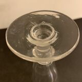 Set de 7 flûtes anciennes en verre soufflé