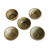Lot de 5 coupelles en grès