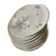 Set of 11 dessert plates Bernardaud Limoges model Gabrielle