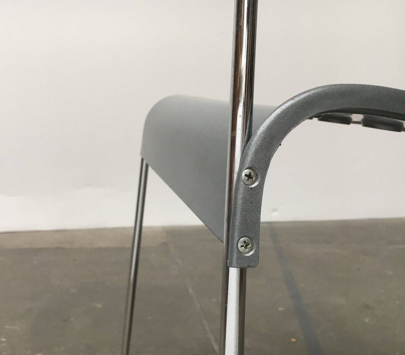 Omkstack Postmodern Chair from the vintage space age by Rodney Kinsman for Bieffeplast