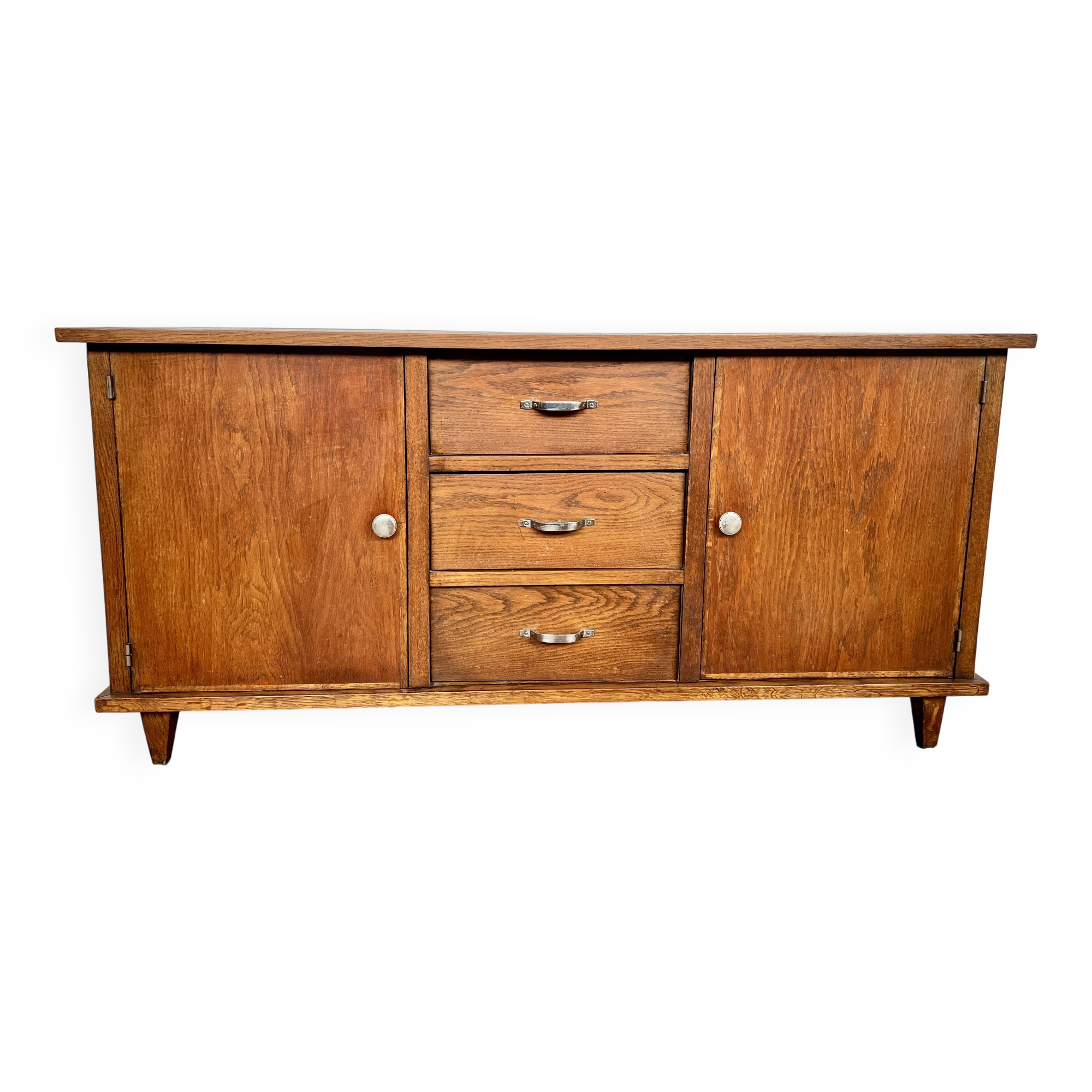 Enfilade / meuble tv vintage en chêne
