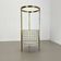 Midcentury Brass Mategot Style Hollywood Regency Umbrella Stand, France 50s