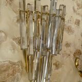 Venini murano glass wall light, Italy 1980s