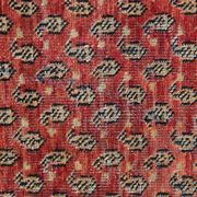 Traditional Persian Runner Rug Handwoven Oriental Blue Wool Persian Carpet 100x307cm