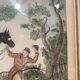 Antique engraving , the hunter to the discovery early XX century
