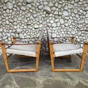 Pair of Safari Cikada armchairs by Bengt Ruda for IKEA, Sweden, 1970.